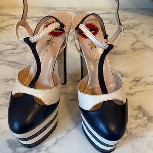 Gucci Angel platform heels